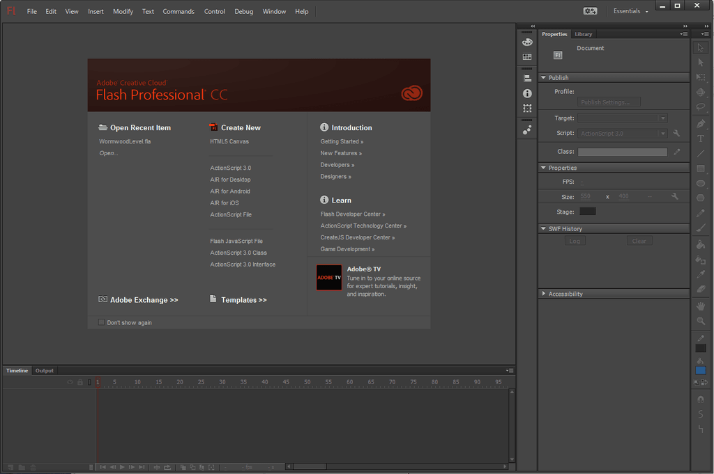 Flash Profesional CC.