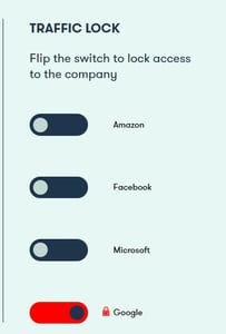 Bloqueo de sitios webs por parte de Big Tech Detective. 