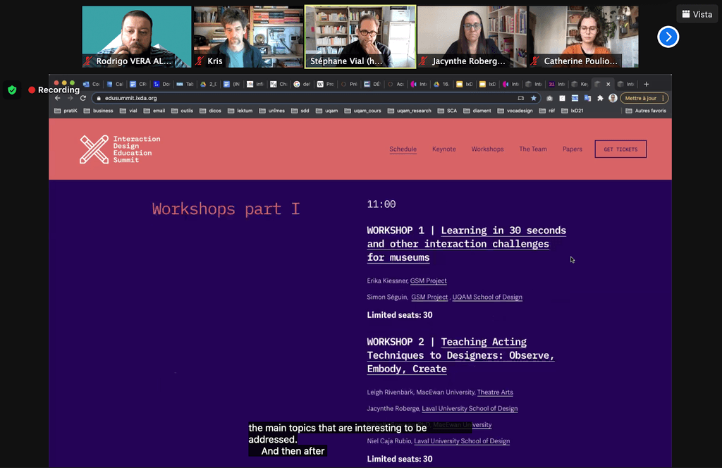 WorkShop online en el Education Summit 2021.