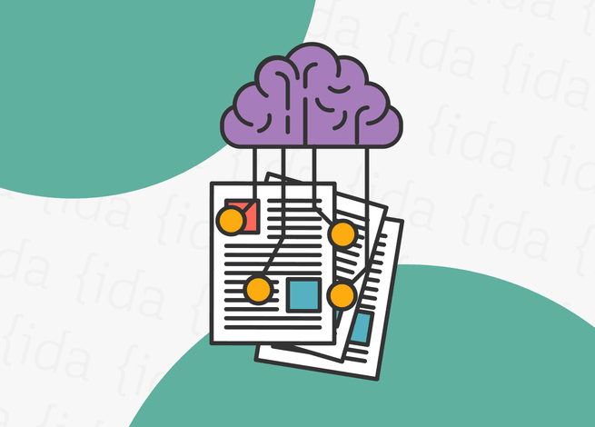 Cerebro que refleja a una IA que genera textos en la web.