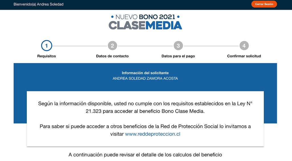 Información extra sobre el acceso al bono de la clase media.