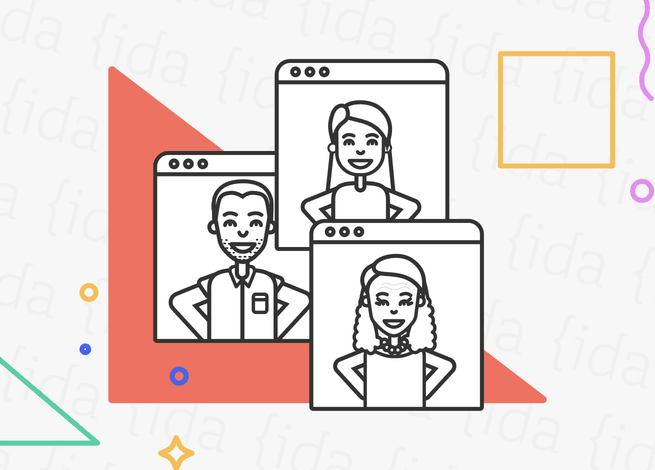 Ventanas de un computador que hacen referencia a la investigación de usuarios remota y los arquetipos.