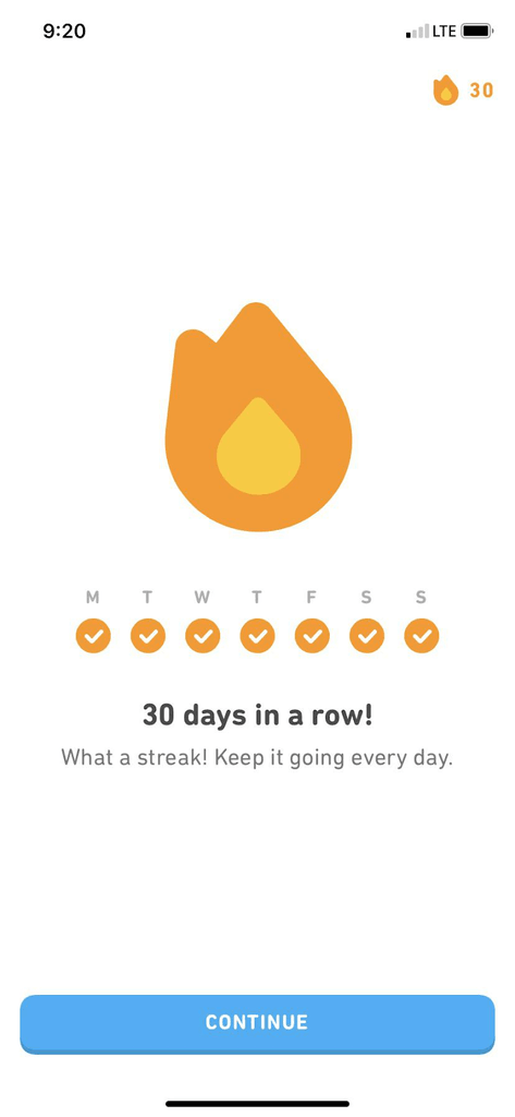 Reconocimientos de Duolingo.
