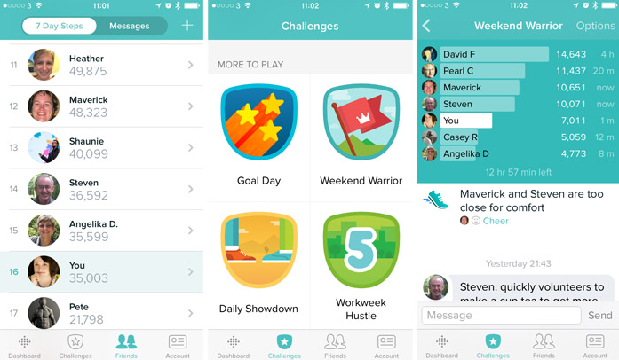 Ranking en aplicación móvil.