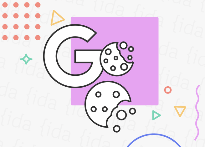 Logo de Google y con dos cookies a su costado.