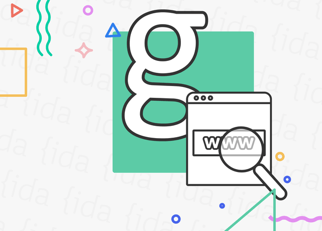 Barra de dirección con una lupa en donde se ubican las URLs.