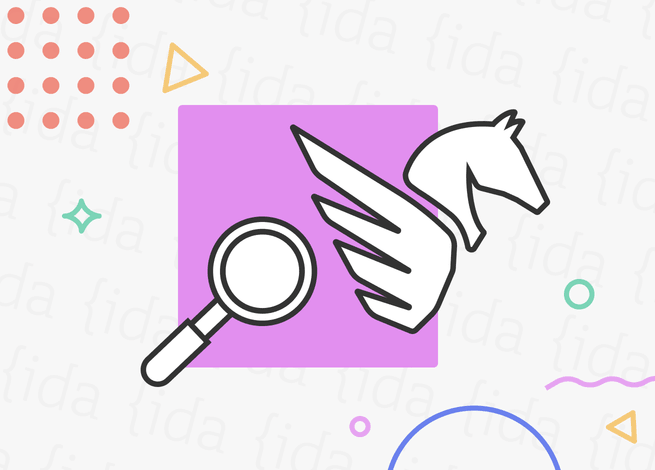 Logo que hace referencia al spyware Pegasus.