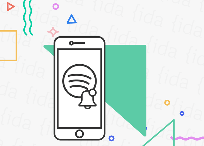 Logo de Spotify con una campana que hace referencia a las novedades de la app.