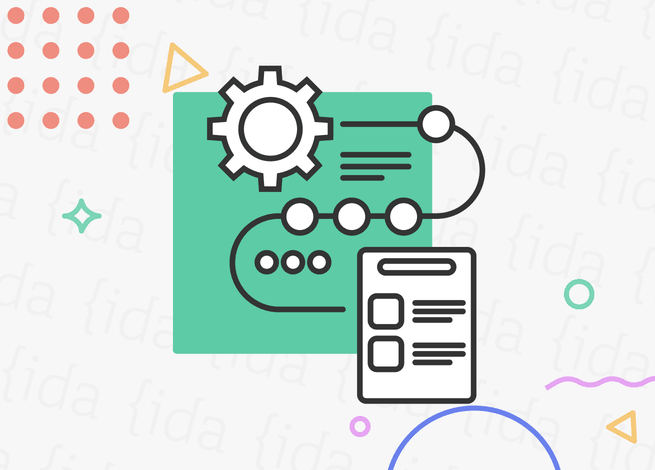 Iconografía que hace referencia a las metodologías y herramientas usadas en una investigación de usuarios.