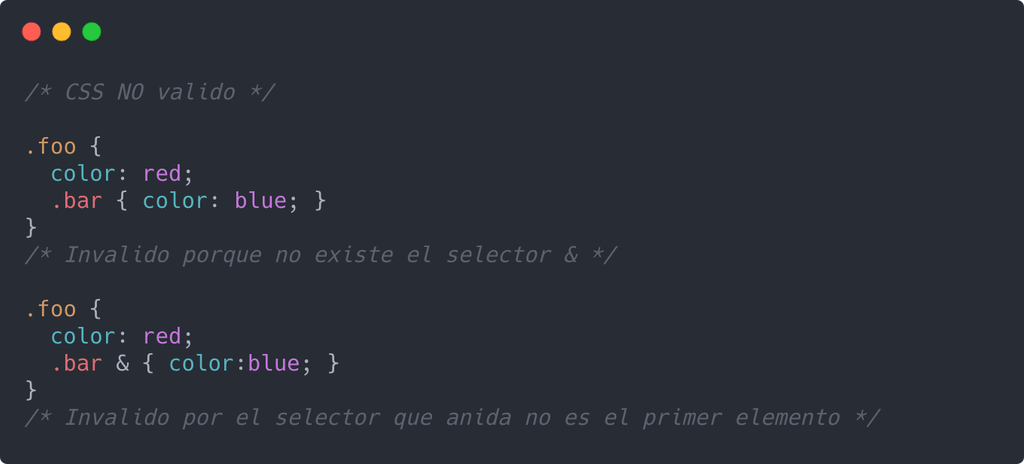 CSS No valido