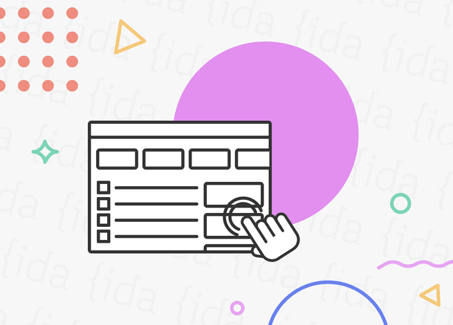 Interfaz con una mano encima que hace está haciendo click.