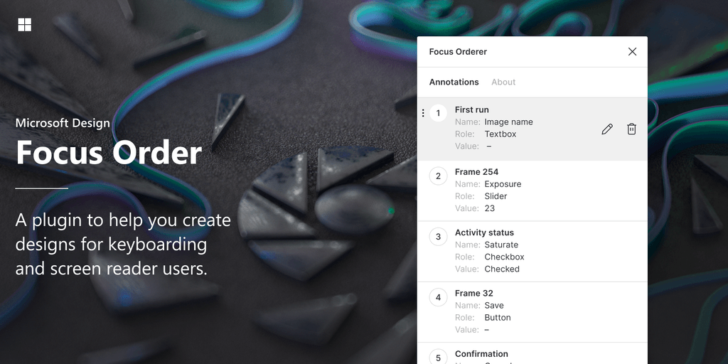 Focus orderer - plugin para organizar la navegación de los usuarios en Figma